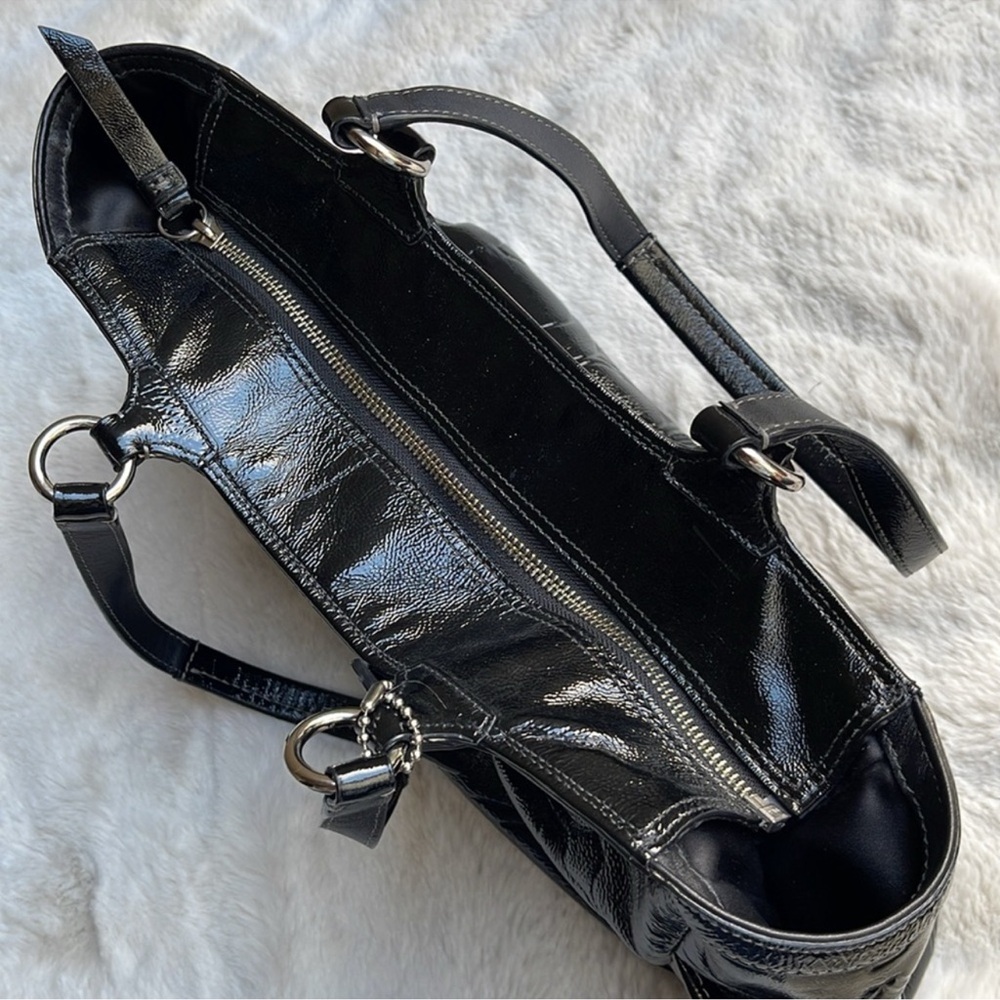 Coach Black patent  Leather Tote Bag - Picture 11 of 11
